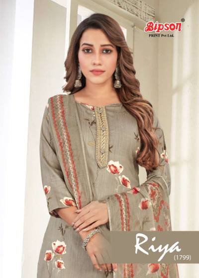 Riya 1799 By Bipson Fancy Embroidered Salwar Kameez Collection